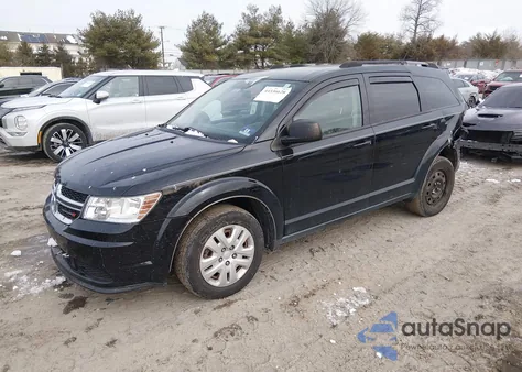 2017 Dodge Journey Se из США, поврежденный, VIN 3C4PDCAB8HT709570